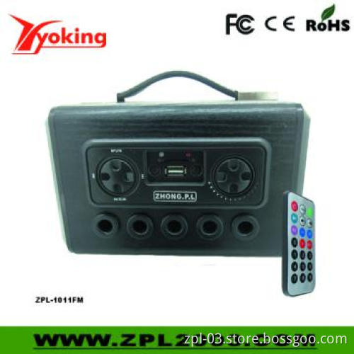 Special Promotion- Wooden FM Radio Speaker (ZPL-1011FM)